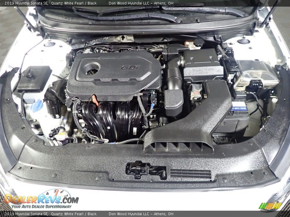 2019 Hyundai Sonata SE Quartz White Pearl / Black Photo #6