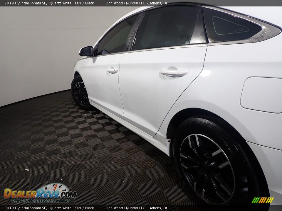 2019 Hyundai Sonata SE Quartz White Pearl / Black Photo #16