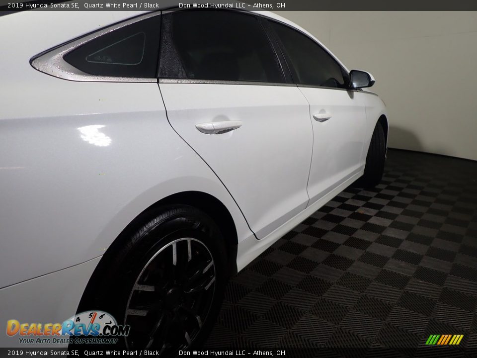 2019 Hyundai Sonata SE Quartz White Pearl / Black Photo #17