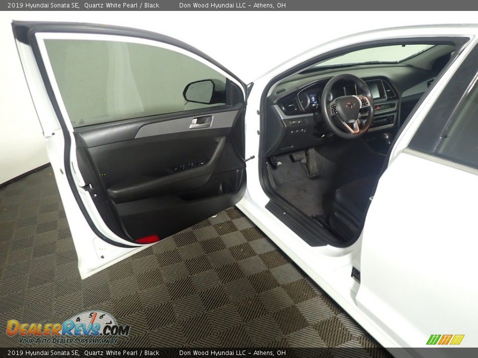 2019 Hyundai Sonata SE Quartz White Pearl / Black Photo #18