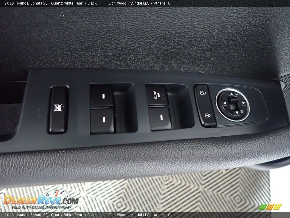2019 Hyundai Sonata SE Quartz White Pearl / Black Photo #19