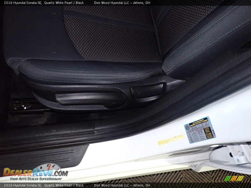 2019 Hyundai Sonata SE Quartz White Pearl / Black Photo #21