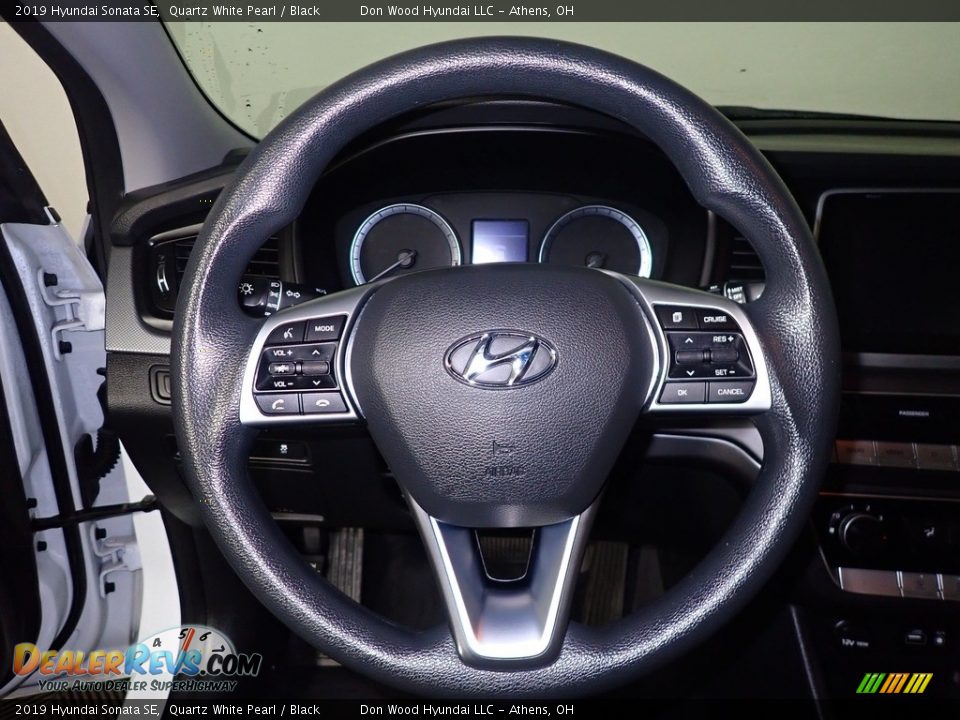 2019 Hyundai Sonata SE Quartz White Pearl / Black Photo #23