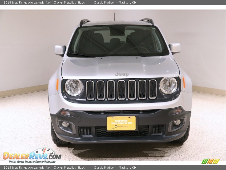 2018 Jeep Renegade Latitude 4x4 Glacier Metallic / Black Photo #2