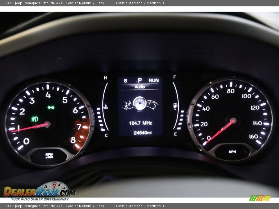 2018 Jeep Renegade Latitude 4x4 Glacier Metallic / Black Photo #8
