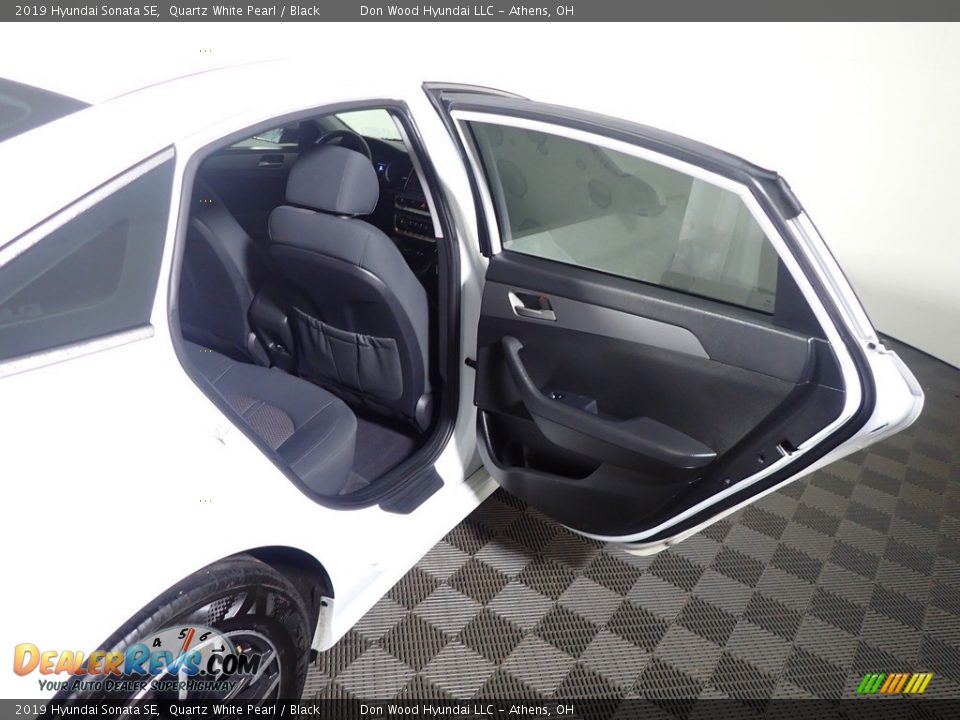 2019 Hyundai Sonata SE Quartz White Pearl / Black Photo #35