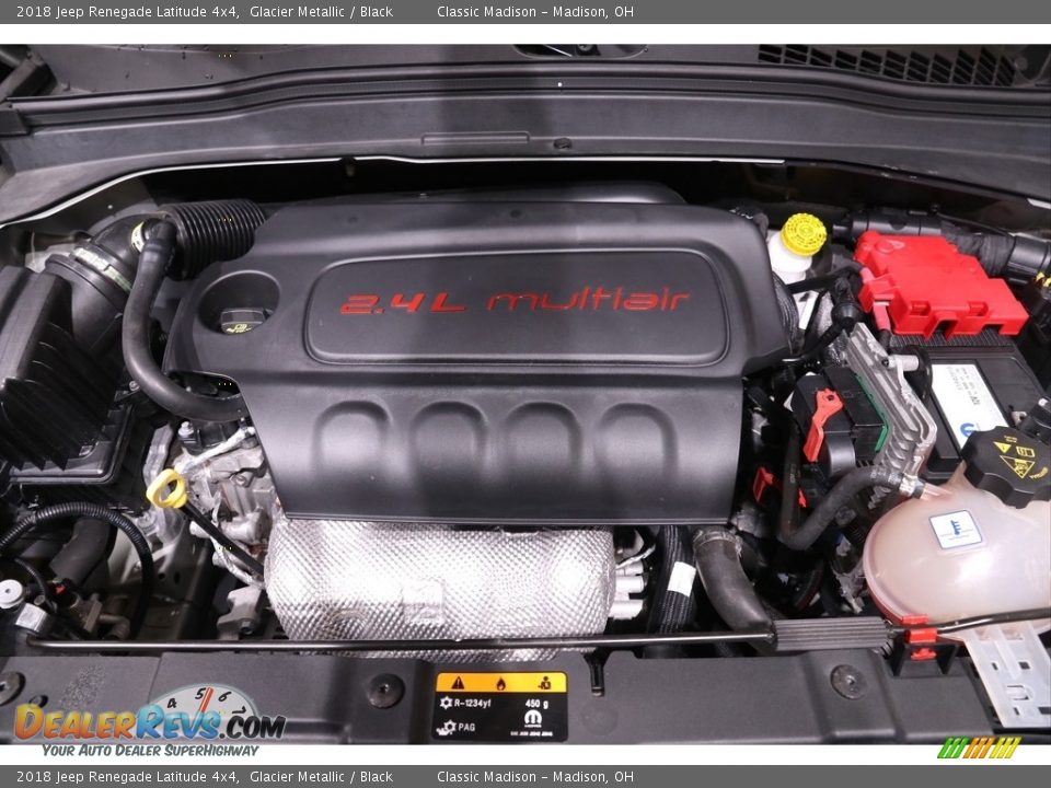 2018 Jeep Renegade Latitude 4x4 Glacier Metallic / Black Photo #23