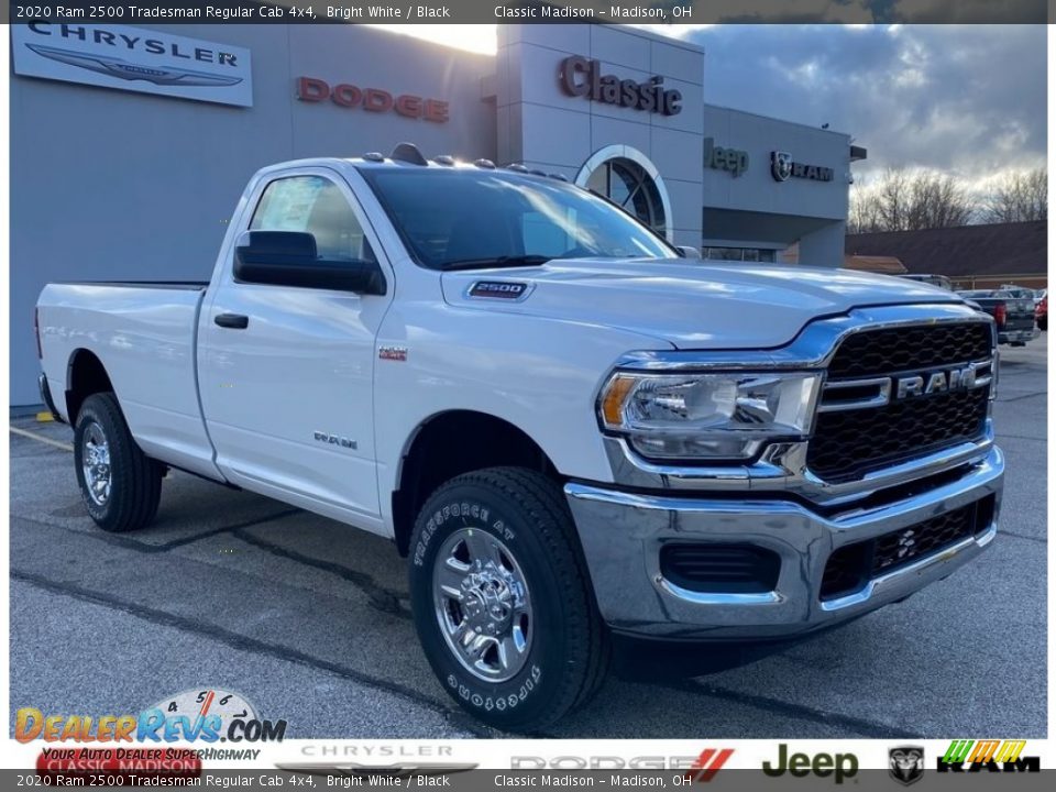 2020 Ram 2500 Tradesman Regular Cab 4x4 Bright White / Black Photo #1