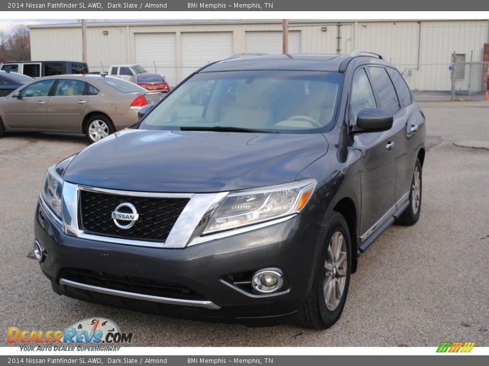 2014 Nissan Pathfinder SL AWD Dark Slate / Almond Photo #1