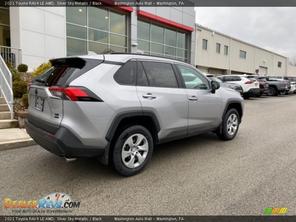 2021 Toyota RAV4 LE AWD Silver Sky Metallic / Black Photo #13