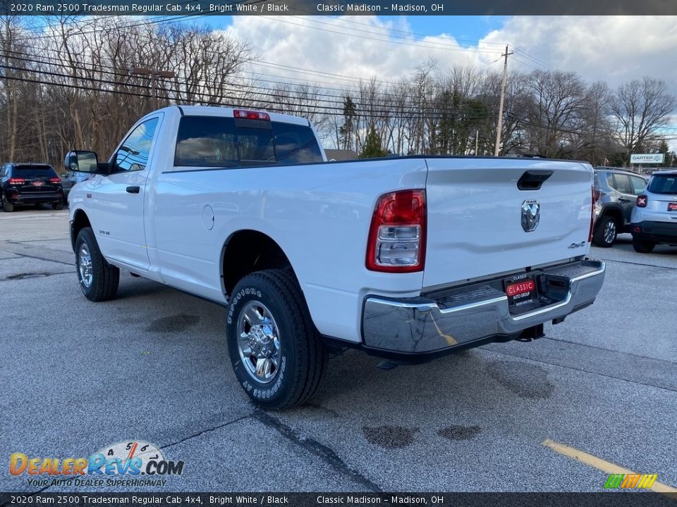 2020 Ram 2500 Tradesman Regular Cab 4x4 Bright White / Black Photo #7