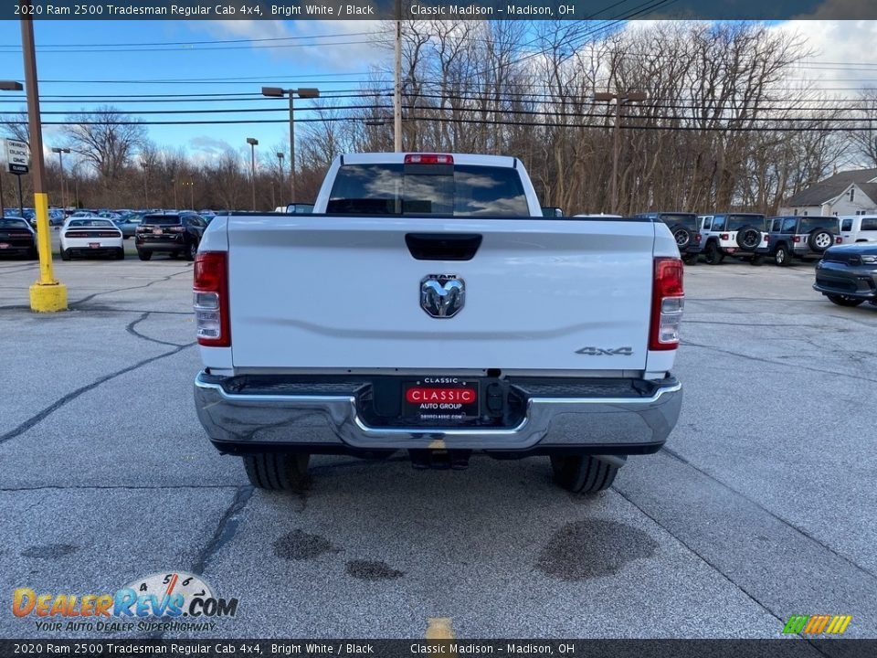 2020 Ram 2500 Tradesman Regular Cab 4x4 Bright White / Black Photo #8