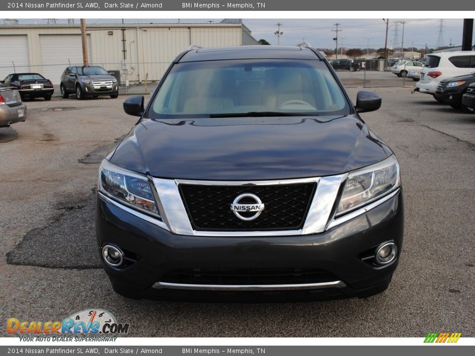 2014 Nissan Pathfinder SL AWD Dark Slate / Almond Photo #8