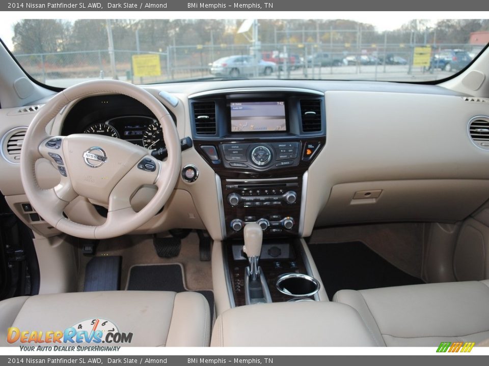 2014 Nissan Pathfinder SL AWD Dark Slate / Almond Photo #9