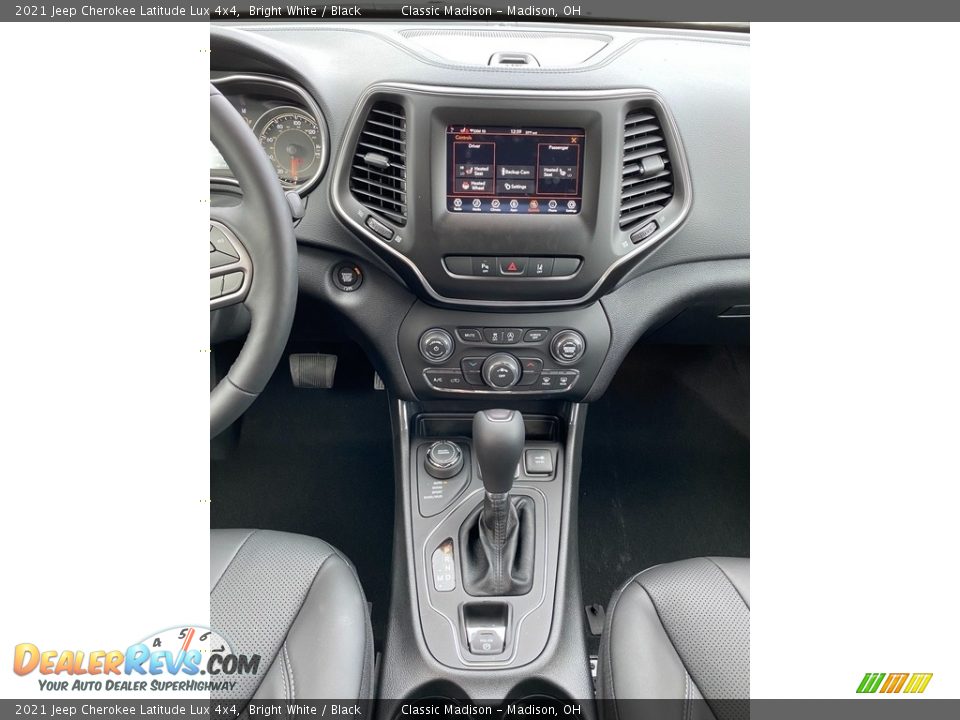 2021 Jeep Cherokee Latitude Lux 4x4 Bright White / Black Photo #6