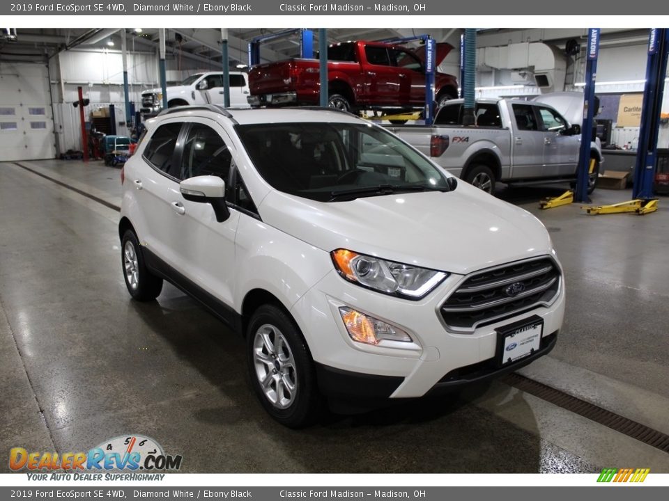 2019 Ford EcoSport SE 4WD Diamond White / Ebony Black Photo #3