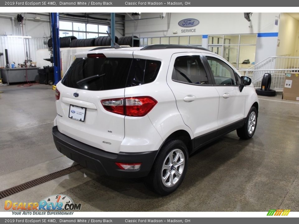 2019 Ford EcoSport SE 4WD Diamond White / Ebony Black Photo #5