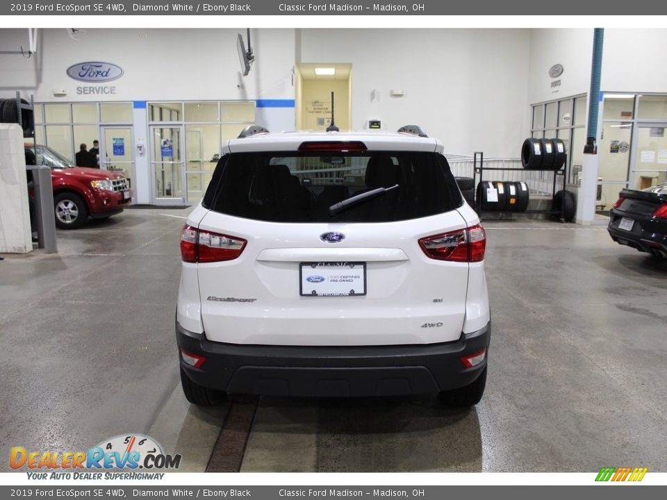 2019 Ford EcoSport SE 4WD Diamond White / Ebony Black Photo #6