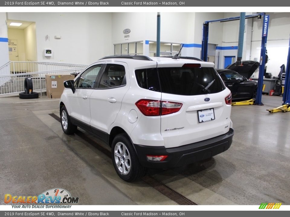 2019 Ford EcoSport SE 4WD Diamond White / Ebony Black Photo #7