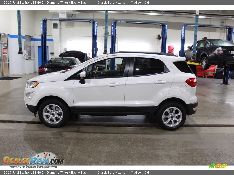 2019 Ford EcoSport SE 4WD Diamond White / Ebony Black Photo #8