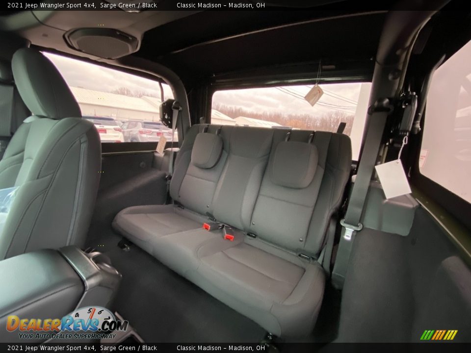 Rear Seat of 2021 Jeep Wrangler Sport 4x4 Photo #3