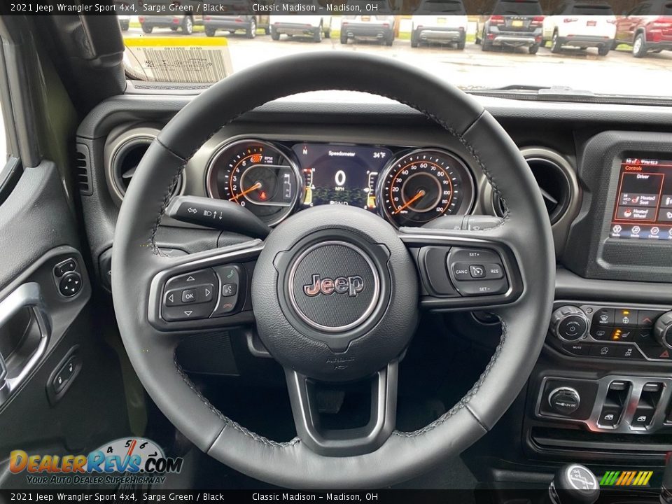 2021 Jeep Wrangler Sport 4x4 Steering Wheel Photo #5