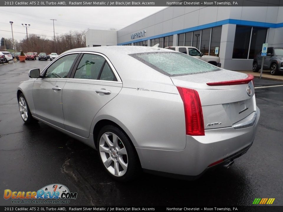 2013 Cadillac ATS 2.0L Turbo AWD Radiant Silver Metallic / Jet Black/Jet Black Accents Photo #4