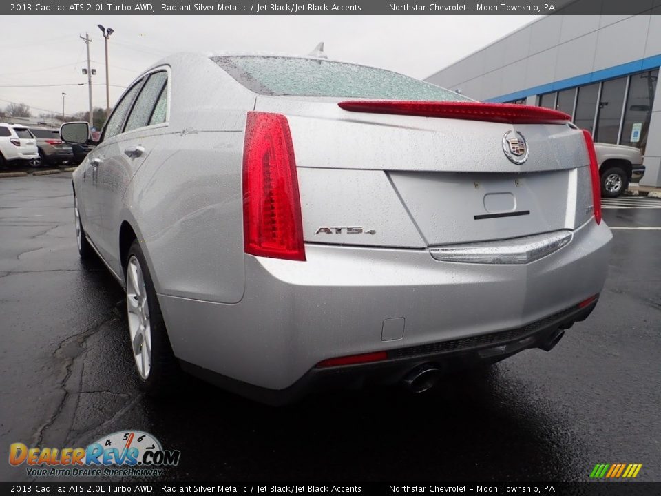 2013 Cadillac ATS 2.0L Turbo AWD Radiant Silver Metallic / Jet Black/Jet Black Accents Photo #5