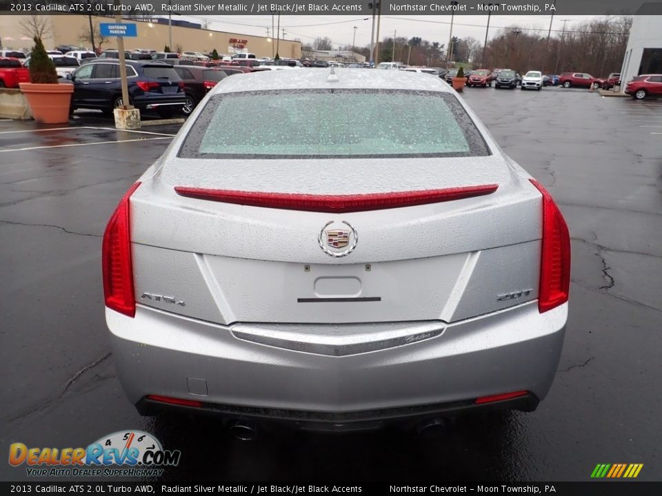 2013 Cadillac ATS 2.0L Turbo AWD Radiant Silver Metallic / Jet Black/Jet Black Accents Photo #6