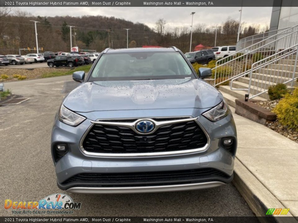 2021 Toyota Highlander Hybrid Platinum AWD Moon Dust / Graphite Photo #13