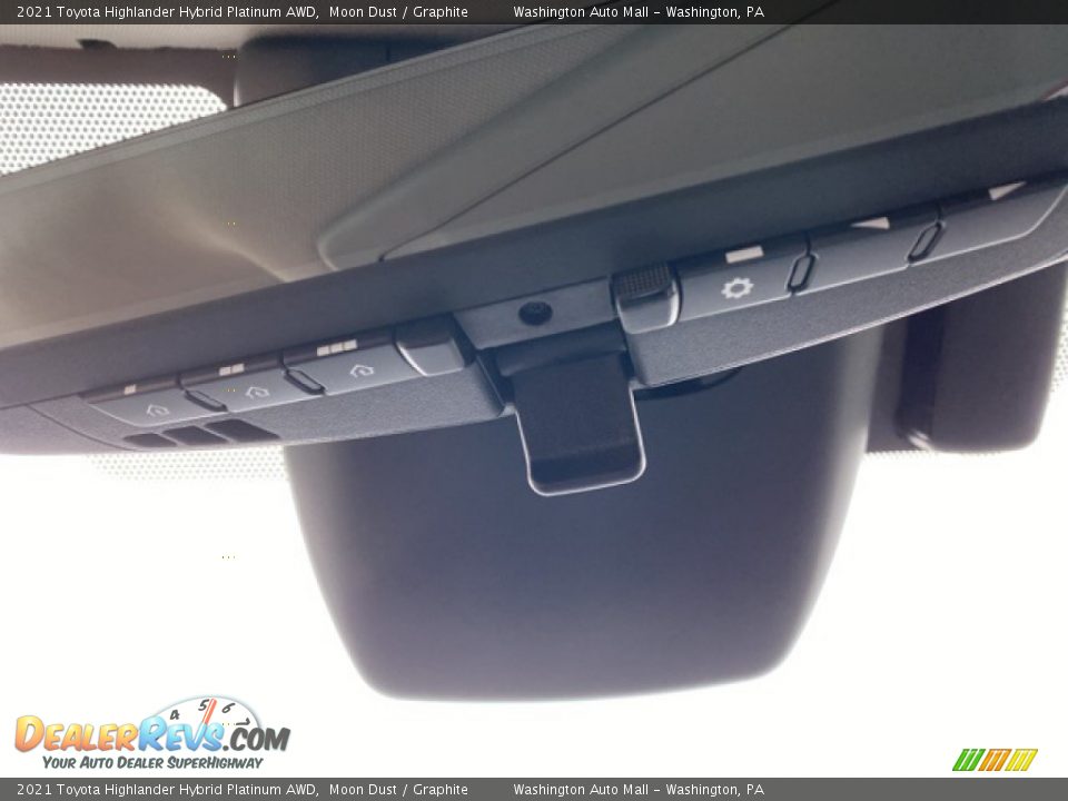 2021 Toyota Highlander Hybrid Platinum AWD Moon Dust / Graphite Photo #18