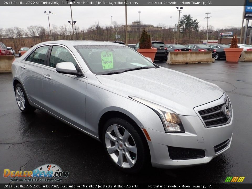 2013 Cadillac ATS 2.0L Turbo AWD Radiant Silver Metallic / Jet Black/Jet Black Accents Photo #11