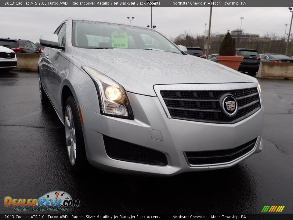 2013 Cadillac ATS 2.0L Turbo AWD Radiant Silver Metallic / Jet Black/Jet Black Accents Photo #12