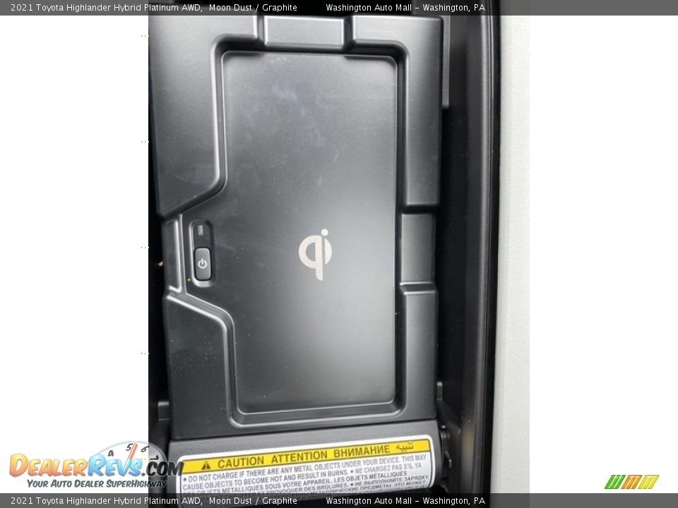 2021 Toyota Highlander Hybrid Platinum AWD Moon Dust / Graphite Photo #20