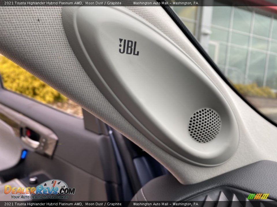 2021 Toyota Highlander Hybrid Platinum AWD Moon Dust / Graphite Photo #21