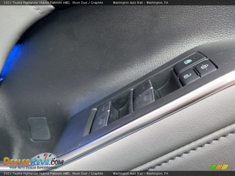 2021 Toyota Highlander Hybrid Platinum AWD Moon Dust / Graphite Photo #25