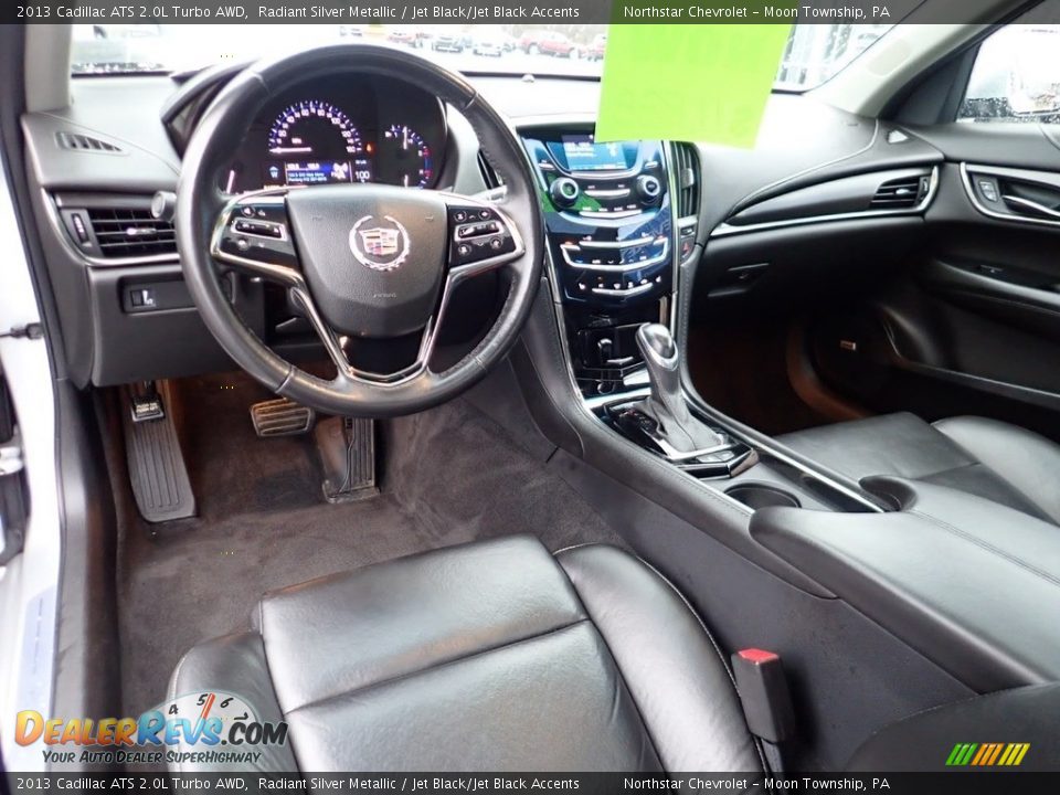 2013 Cadillac ATS 2.0L Turbo AWD Radiant Silver Metallic / Jet Black/Jet Black Accents Photo #23