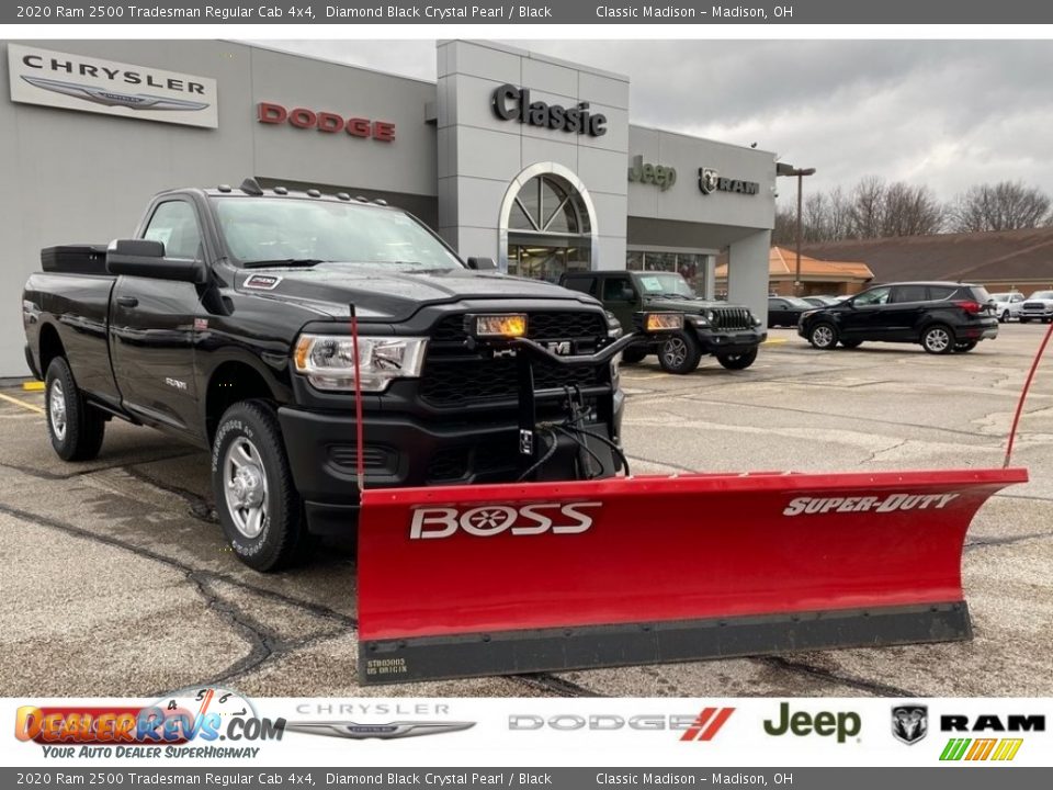 2020 Ram 2500 Tradesman Regular Cab 4x4 Diamond Black Crystal Pearl / Black Photo #1