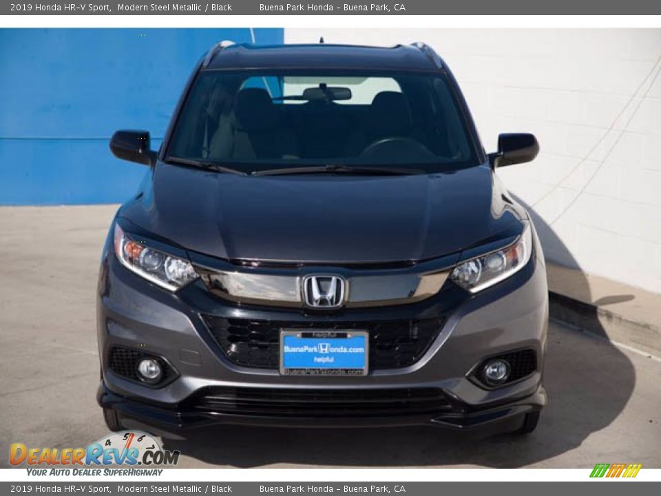 2019 Honda HR-V Sport Modern Steel Metallic / Black Photo #7