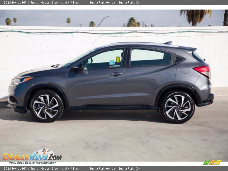 2019 Honda HR-V Sport Modern Steel Metallic / Black Photo #8