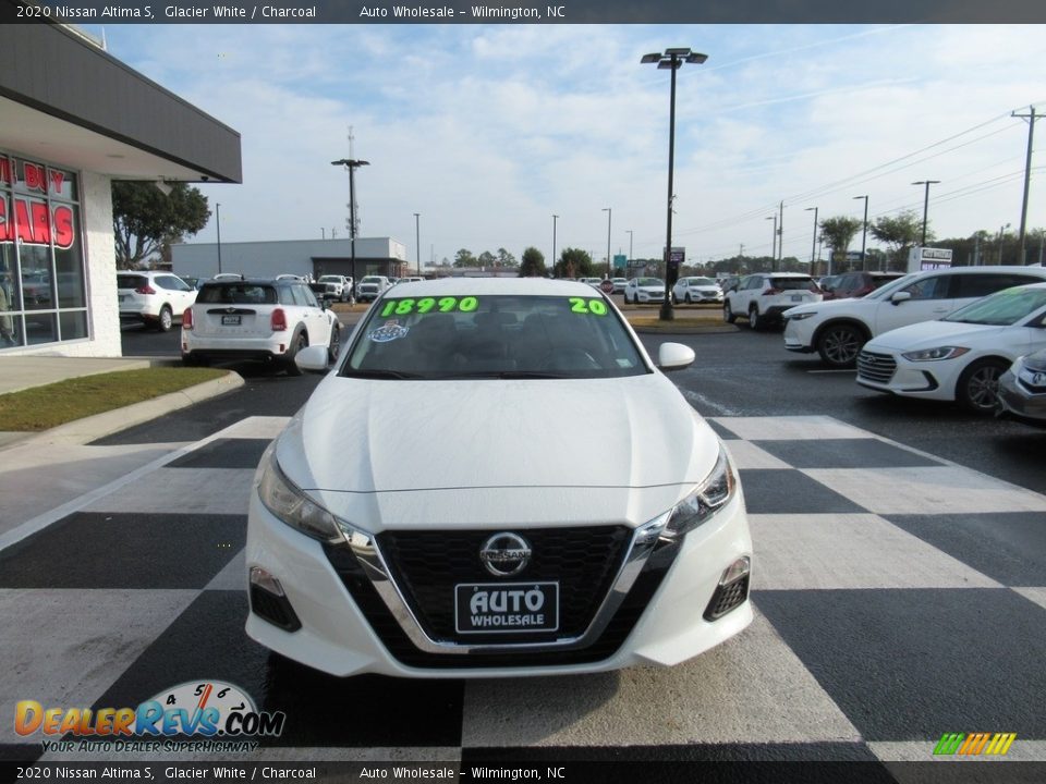 2020 Nissan Altima S Glacier White / Charcoal Photo #2