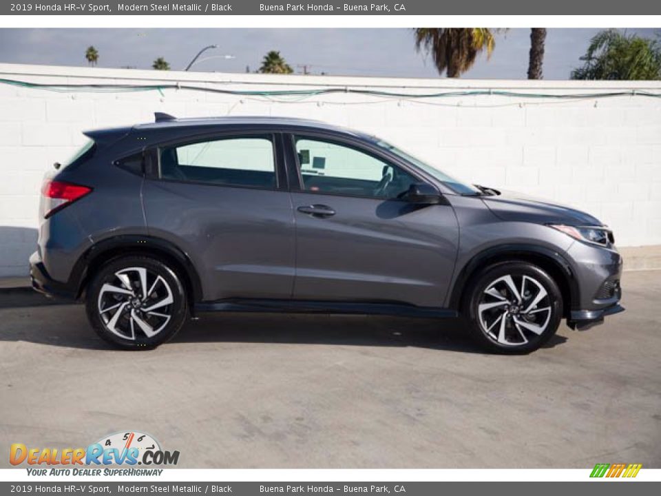 2019 Honda HR-V Sport Modern Steel Metallic / Black Photo #12