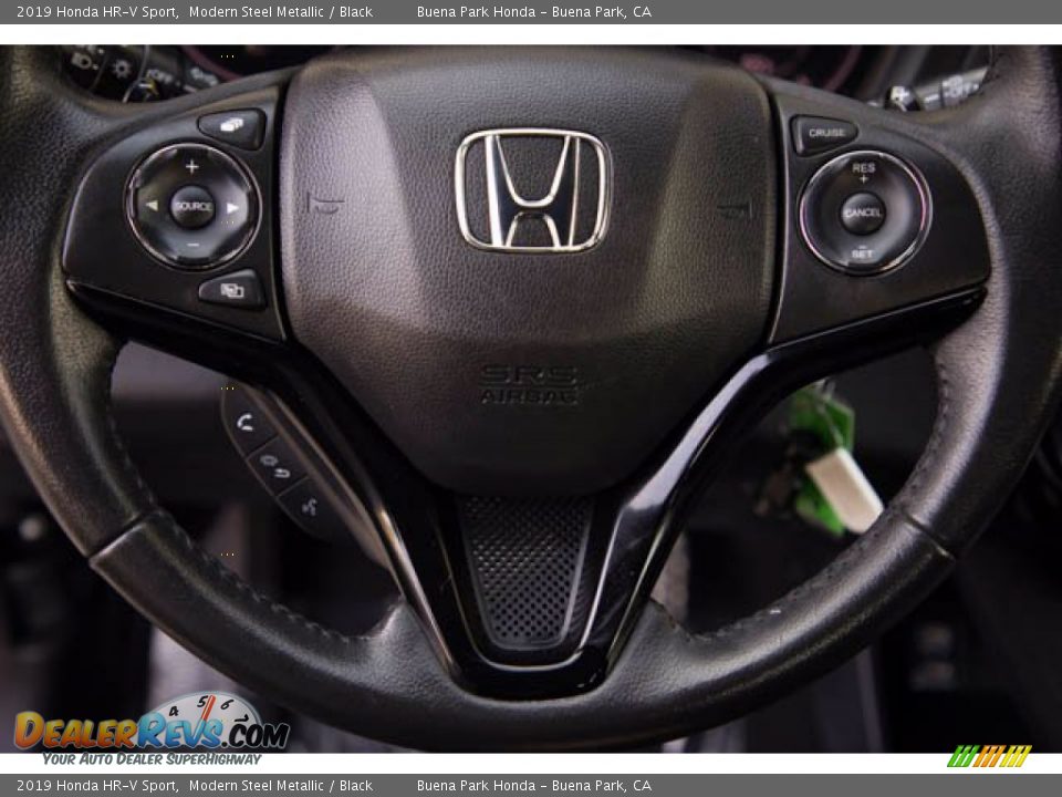 2019 Honda HR-V Sport Modern Steel Metallic / Black Photo #13