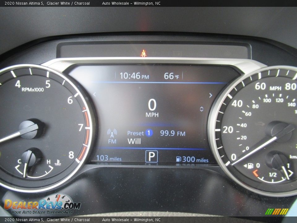 2020 Nissan Altima S Glacier White / Charcoal Photo #16