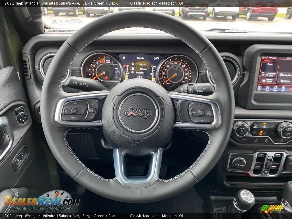 2021 Jeep Wrangler Unlimited Sahara 4x4 Steering Wheel Photo #5
