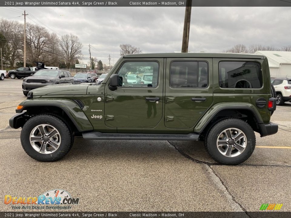 Sarge Green 2021 Jeep Wrangler Unlimited Sahara 4x4 Photo #9