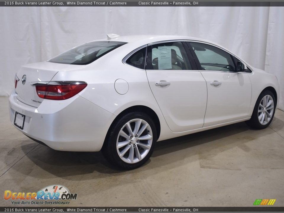 2016 Buick Verano Leather Group White Diamond Tricoat / Cashmere Photo #2