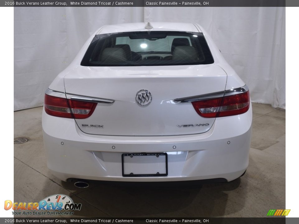 2016 Buick Verano Leather Group White Diamond Tricoat / Cashmere Photo #3