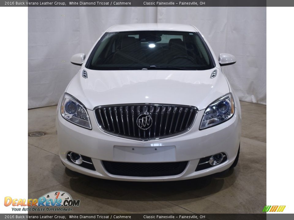 2016 Buick Verano Leather Group White Diamond Tricoat / Cashmere Photo #4