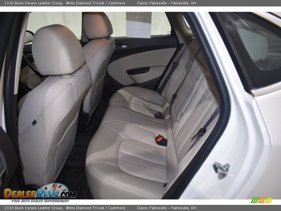 2016 Buick Verano Leather Group White Diamond Tricoat / Cashmere Photo #8